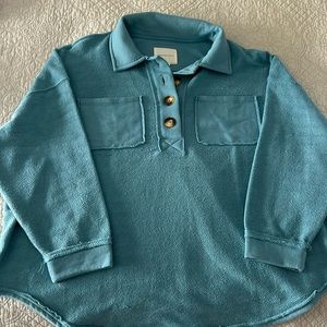 American Eagle blue cardigan